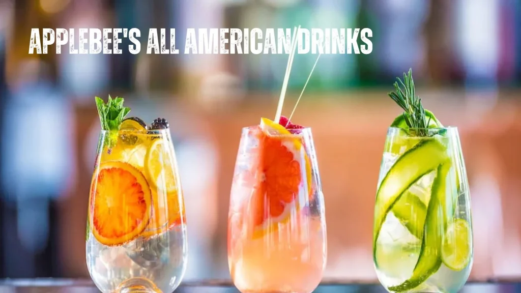 Applebee's All American Drinks