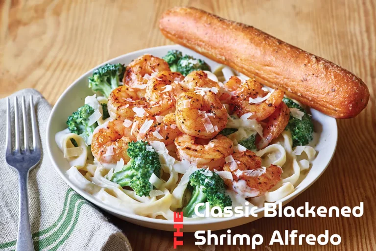 Classic Blackened Shrimp Alfredo