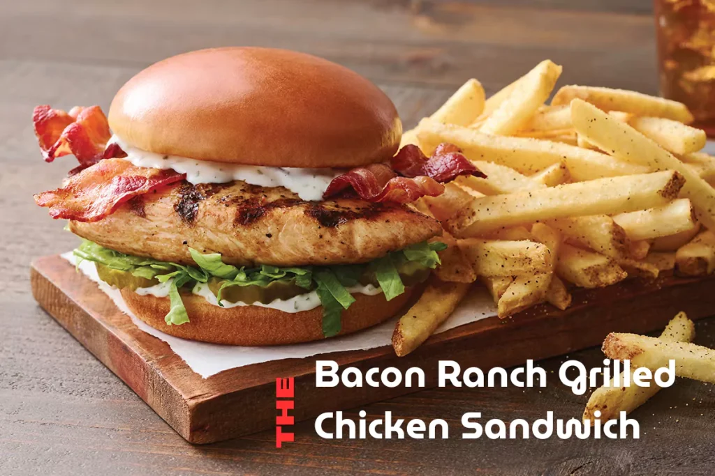 bacon ranch grilled chicken sandwich